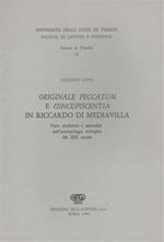 Originale peccatum e Concupiscentia in Riccardo di Mediavilla. Vizio ereditario e sessualità nell'antropologia teologica del XIII secolo