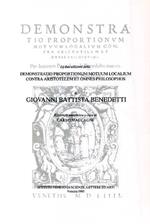 Demonstratio proportionum motuum localium contra aristotelem et omnes philosophos