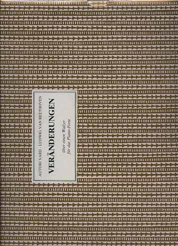 50 Veraenderungen ueber einen Walzer fur das Piano. Forte. 33 Veraenderungen ueber einen Walzer fur das Piano. Forte. +un fascicolo di pp.16 allegat - Ludwig van Beethoven - copertina