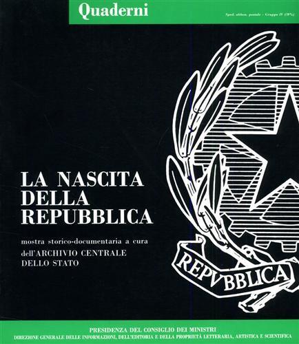 La nascita della Repubblica - copertina