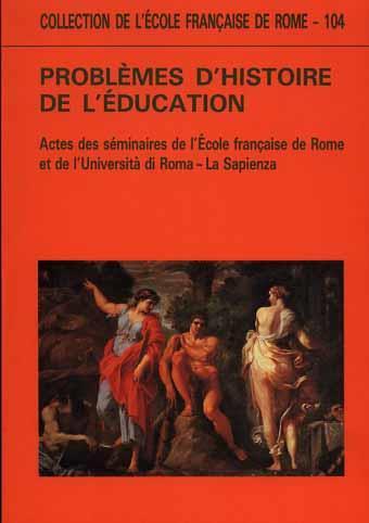 Problémes de l'histoire de l'éducation - copertina