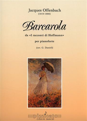 Barcarola da "I Racconti di Hoffmann" per pianoforte - Jacques Offenbach - copertina
