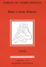 Rime e prose d'amore