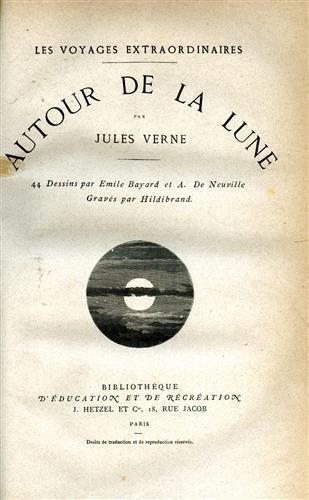 Autour de la Lune - Jules Verne - copertina