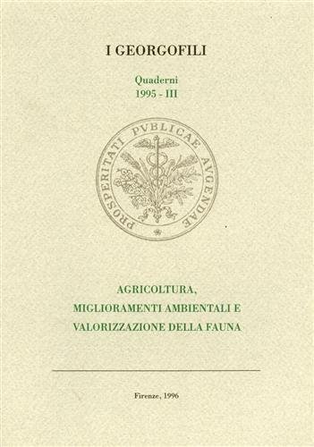 Agricoltura, miglioramenti ambientali e valorizzazione della fauna - copertina