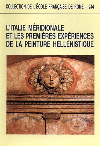 L' Italie méridionale et les premières expériences de la peinture hellénistique - copertina