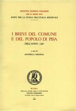 I brevi del Comune e del Popolo di Pisa dell'anno 1287