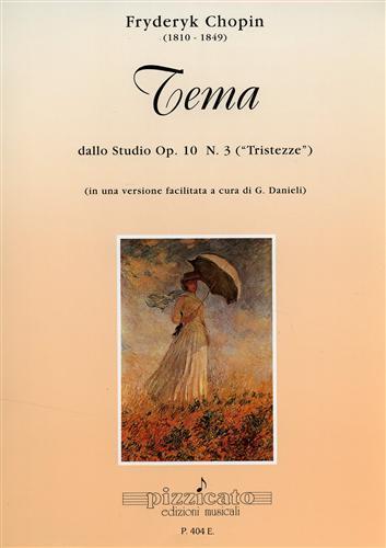 Tema dallo studio Op. 10 N. 3 ( Tristezze ) - Fryderyk Chopin - copertina