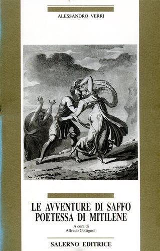 Le avventure di Saffo poetessa di Mitilene - Alessandro Verri - copertina