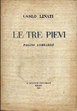 Le tre pievi - Carlo Linati - copertina