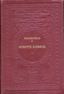 Operette satiriche - Niccolò Machiavelli - copertina
