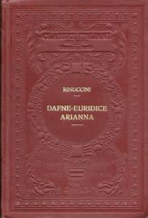 Dafne-Euridice-Arianna - Ottavio Rinuccini - copertina