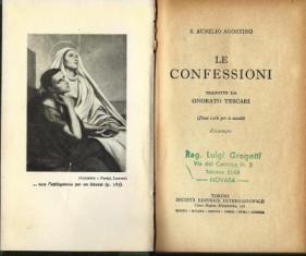 Le Confessioni - Agostino (sant') - copertina