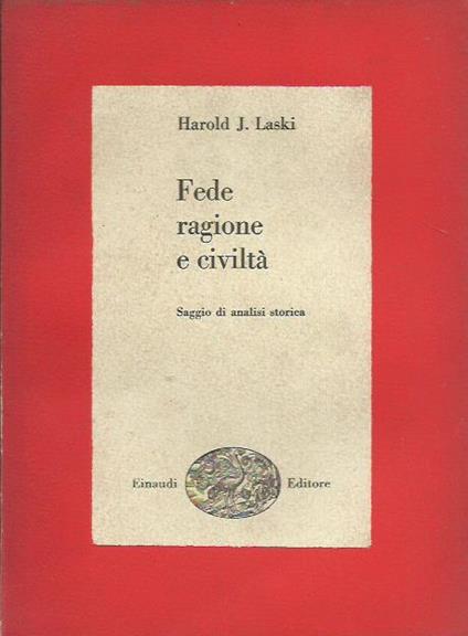 Fede Ragione e civiltà - copertina