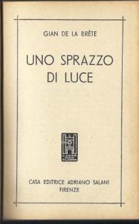 Uno sprazzo di luce - Jean de La Bréte - copertina