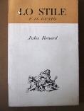 Lo Stile E Il Gusto - Jules Renard - copertina