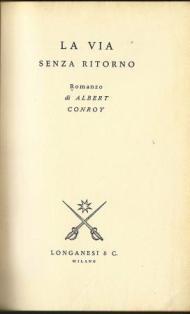 La via senza ritorno - Albert Conroy - copertina