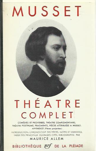 Théatre Complet - Alfred de Musset - copertina