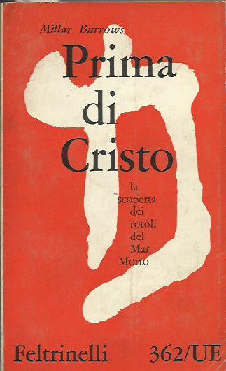 Prima Di Cristo - Millar Burrows - copertina
