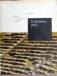 L' Esperienza greca - C. Maurice Bowra - copertina
