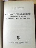 Racconti Straordinari, Genesi d'un poema, Racconti Grotteschi e seri
