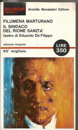 Filumena Marturano. Il sindaco del rione Sanità - Eduardo De Filippo - copertina