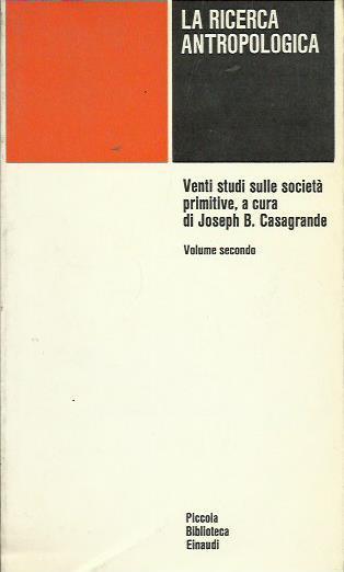 La Ricerca antropologica. Volume 2 - copertina