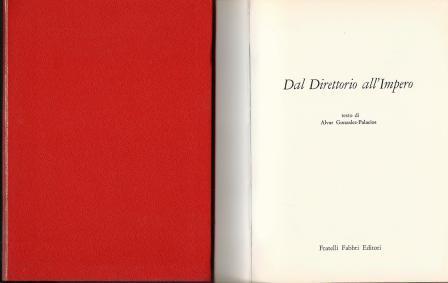 Dal Direttorio All'Impero - Alvar Gonzáles-Palacios - copertina