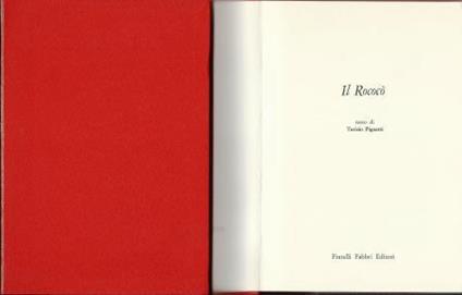 Il Rococò - Terisio Pignatti - copertina