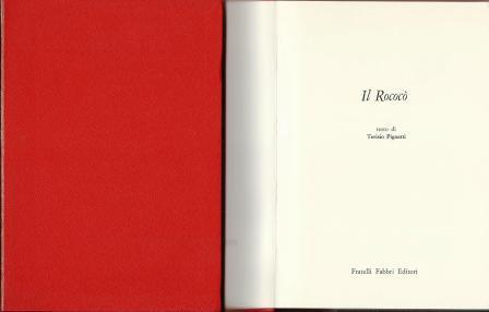 Il Rococò - Terisio Pignatti - copertina