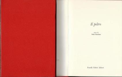 Il Peltro - Nada Boschian - copertina