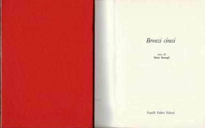 Bronzi cinesi - Mario Bussagli - copertina