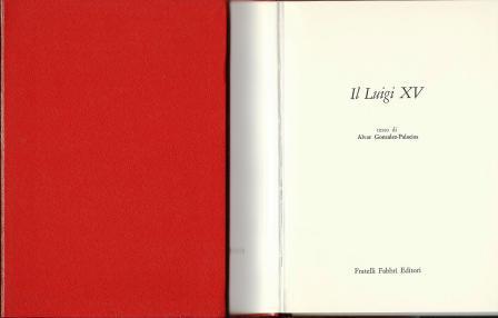 Il Luigi XV - Alvar Gonzáles-Palacios - copertina