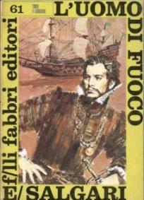 L' uomo di fuoco - Emilio Salgari - copertina