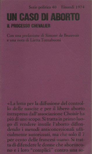 Un caso di aborto - copertina