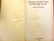 L' Italia e il trattato di pace del 10-2-1947 - Giuseppe Intersimone - copertina