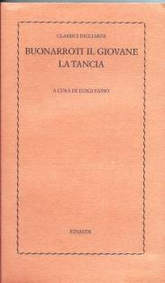 La tancia - Michelangelo il Giovane Buonarroti - copertina