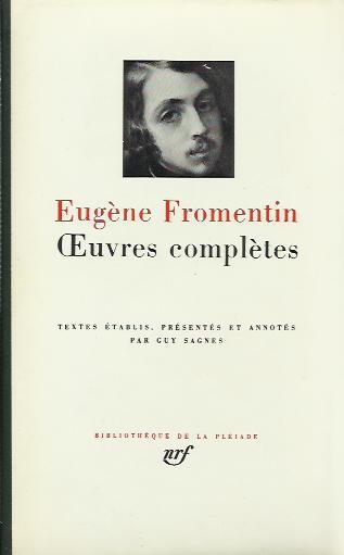 Oeuvres completes - Eugéne Fromentin - copertina