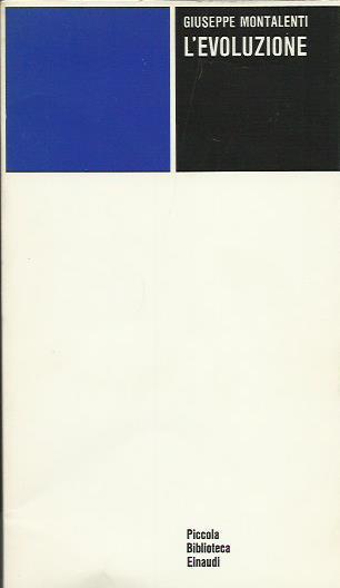L' evoluzione - Giuseppe Montalenti - copertina