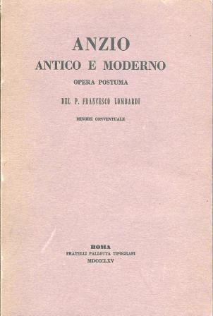 Anzio antico e moderno - Francesco Lombardi - copertina