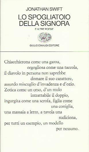 Lo Spogliatoio della signora - Jonathan Swift - copertina