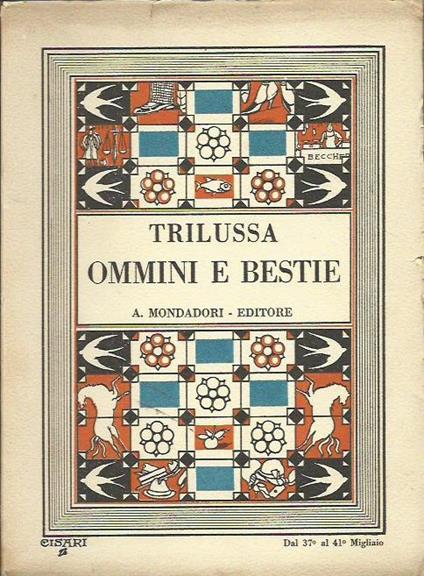Ommini e bestie - Trilussa - copertina
