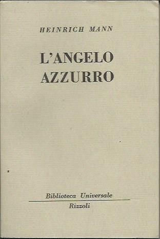 L' angelo azzurro - Heinrich Mann - copertina