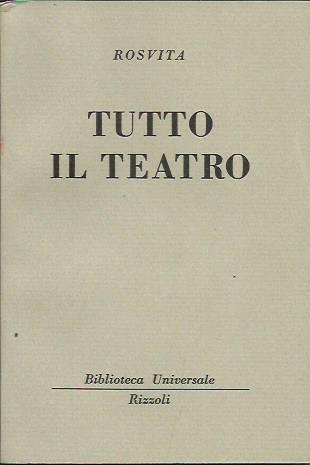 Tutto il teatro - Rosvita - copertina