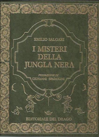 I misteri della jungla nera - Emilio Salgari - copertina