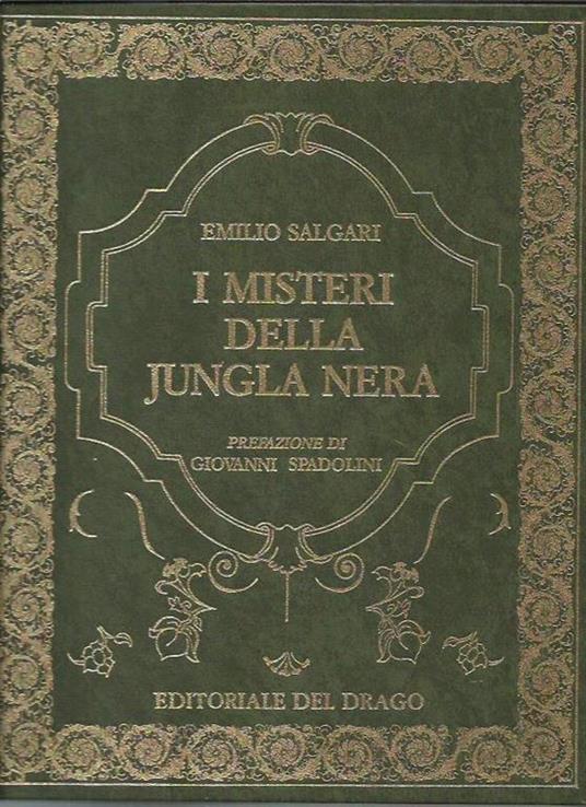 I misteri della jungla nera - Emilio Salgari - copertina