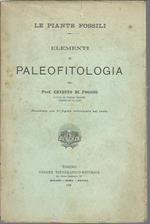 Elementi di paleofitologia - Le piante fossili