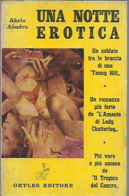 Una notte erotica - Abrio Abadra - copertina