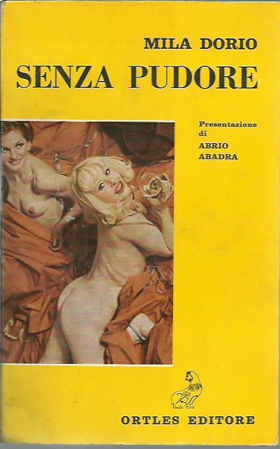 Senza pudore - Mila Dorio - copertina