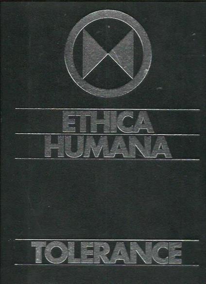 Ethica Humana Tolerance - copertina